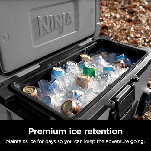 Ninja FrostVault 45QT Cooler with Wheels, Lakeshore Blue M1144