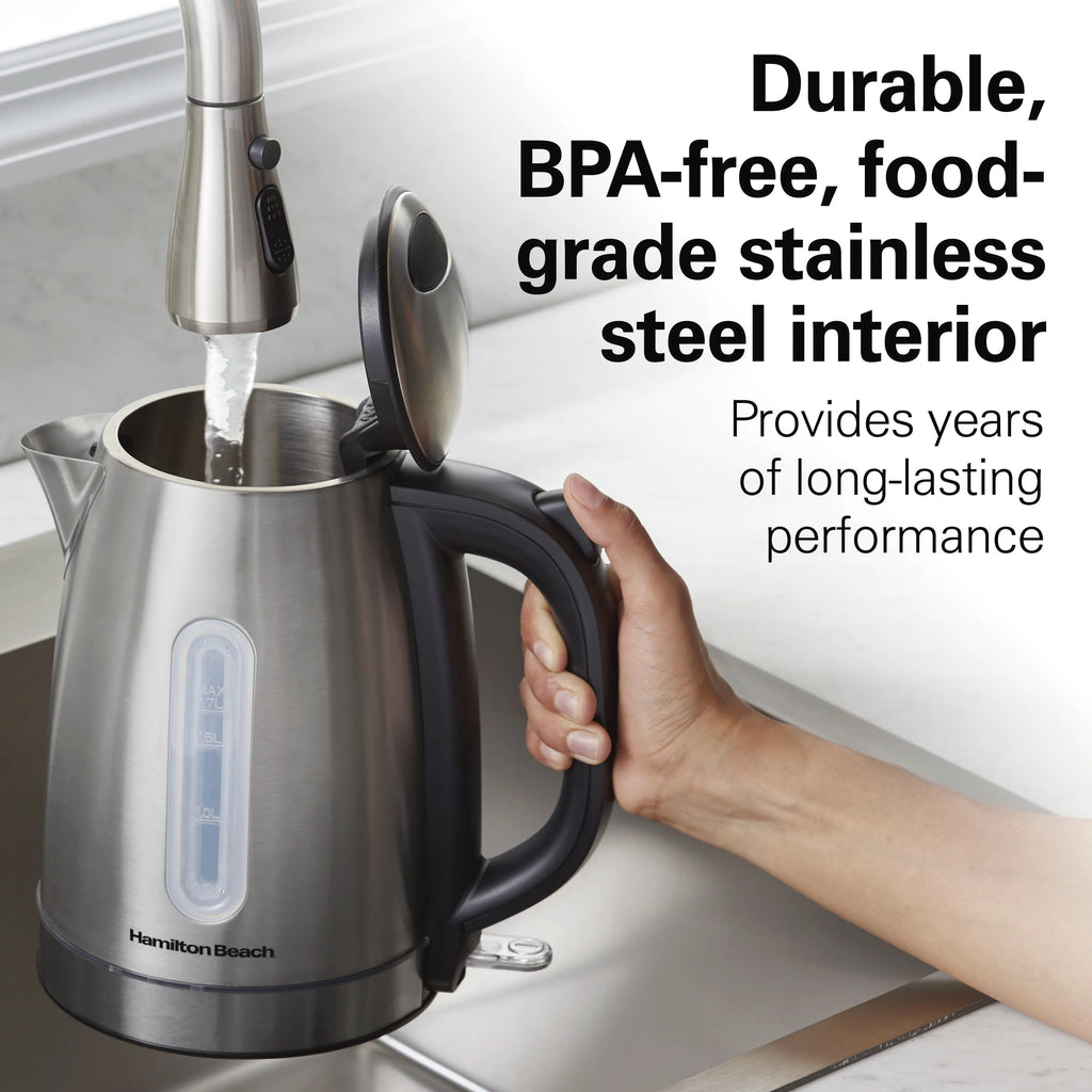 Hamilton Beach Stainless Steel Electric Kettle 1.7 Liter 41037 Z3179