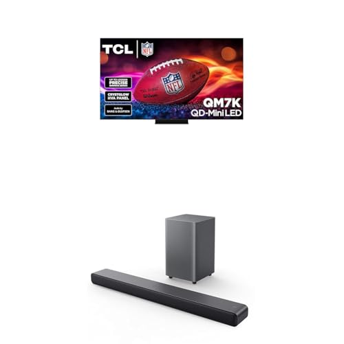 TCL 55-Inch Class QM7K Series QD-Mini LED 4K UHD Google Smart TV S7338