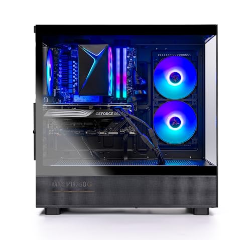 Skytech Gaming Azure 3 Desktop PC, Ryzen 5 9600X, RTX 5060 Ti 16GB, 1TB SSD, 16GB RAM, Win 11 Y163879