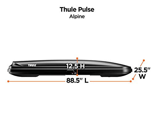 Thule 614 Pulse Cargo Box, Medium, Black P855
