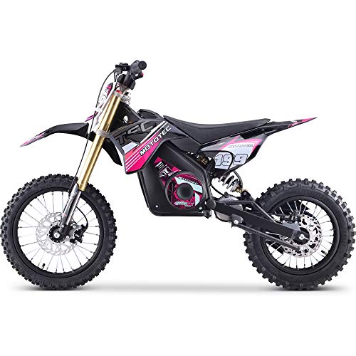 MotoTec 48v Pro Electric Dirt Bike 1800w Lithium Pink L9605
