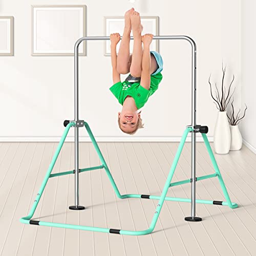 FBSPORT Gymnastics Bar for Kids, Adjustable Height, Folding W6973