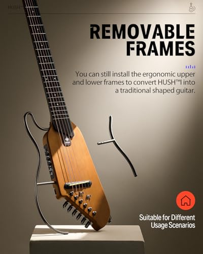 Donner HUSH I Travel Acoustic-Electric Guitar with Gig Bag G948