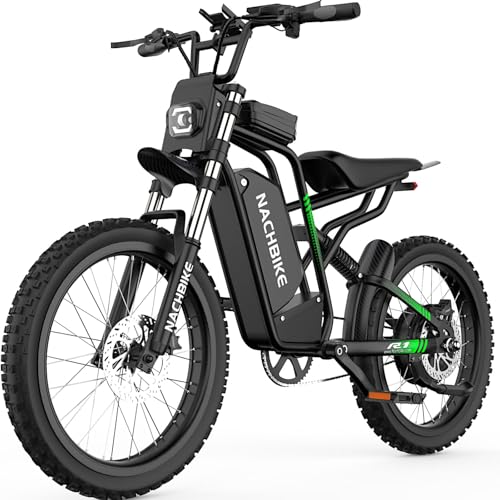 50MPH Electric Dirt Bike for Adults, 4000W, 60V25Ah, Full Suspension H888527