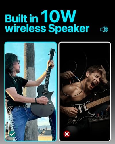 Enya Electric Guitar Inspire 39" Carbon Fiber with Wireless Speaker and Gig Bag Y562682