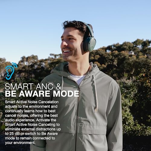 JLab JBuds Lux ANC Wireless Headphones, Sage, Over-Ear Bluetooth M35854