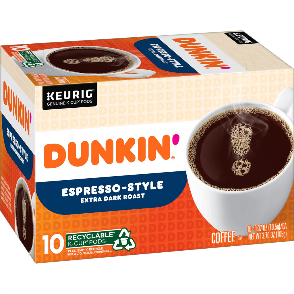 Dunkin' Espresso-Style K-Cup Coffee Pods, 60 Count T504
