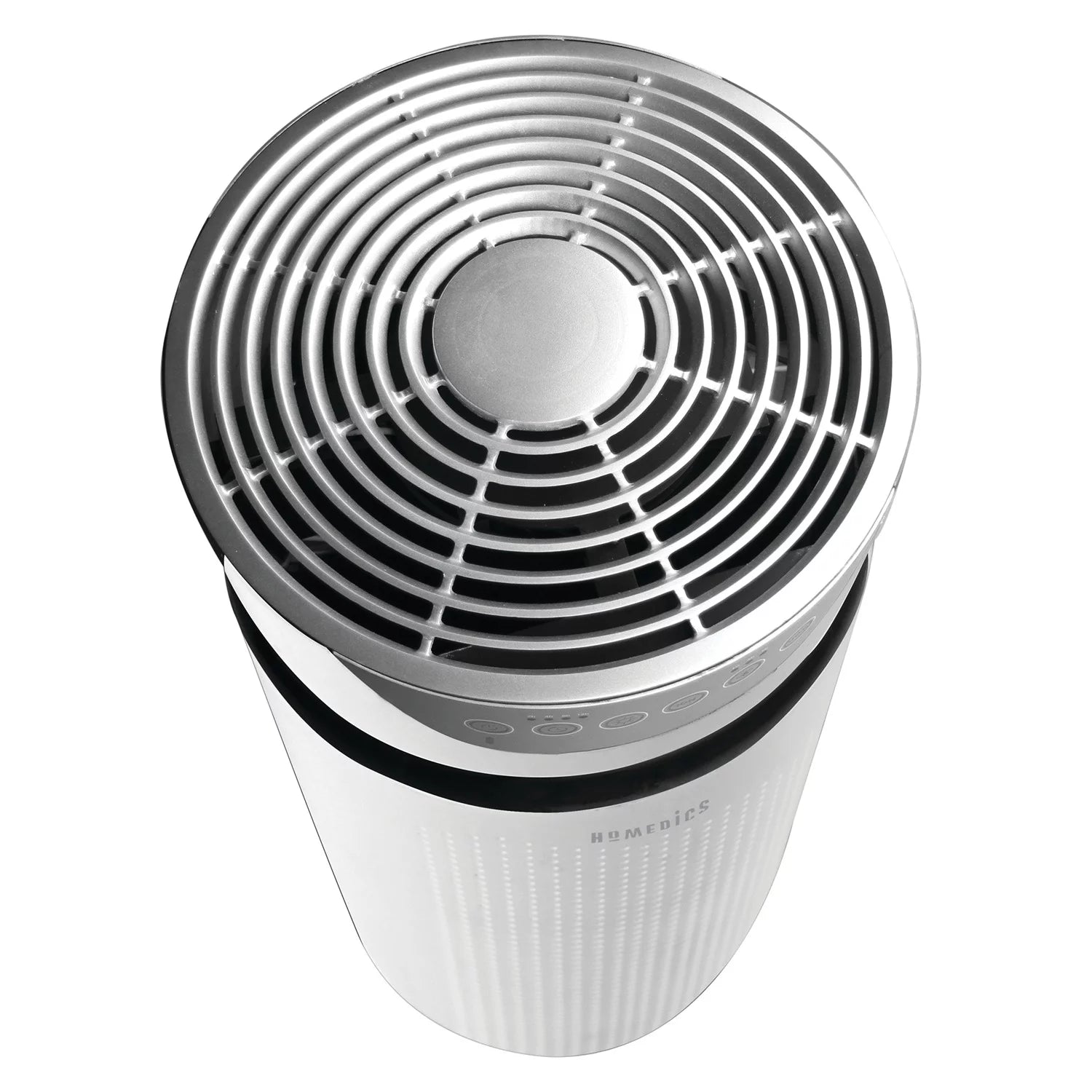 HoMedics Air Purifier with True HEPA Filter and UV-C Light for Medium Rooms, White H576