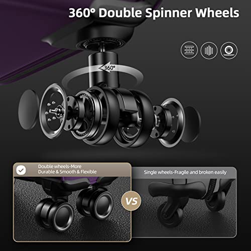 SHOWKOO Luggage Sets 3 Piece Softside Expandable Suitcase with Spinner Wheels TSA Lock K987