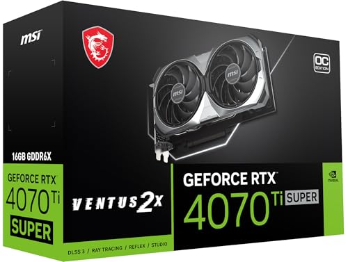 MSI GeForce RTX 4070 Super Ventus 3X OC 12G Gaming Video Card I6750