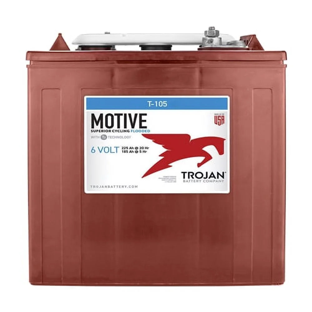 Trojan T-105 6V Deep Cycle Battery 6 Pack E54216