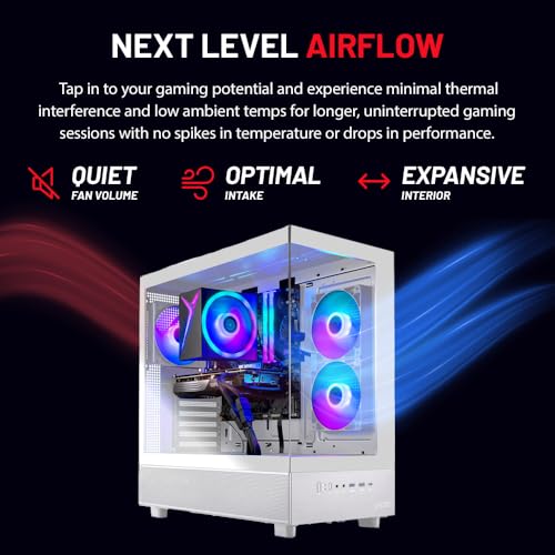 Skytech Blaze4 Mini Gaming PC Desktop, Ryzen 7 5700, RTX 4060, 1TB SSD, 16GB RAM W80305