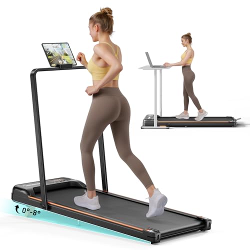 Walking Pad Under Desk Treadmill with Incline for Home Office I96279