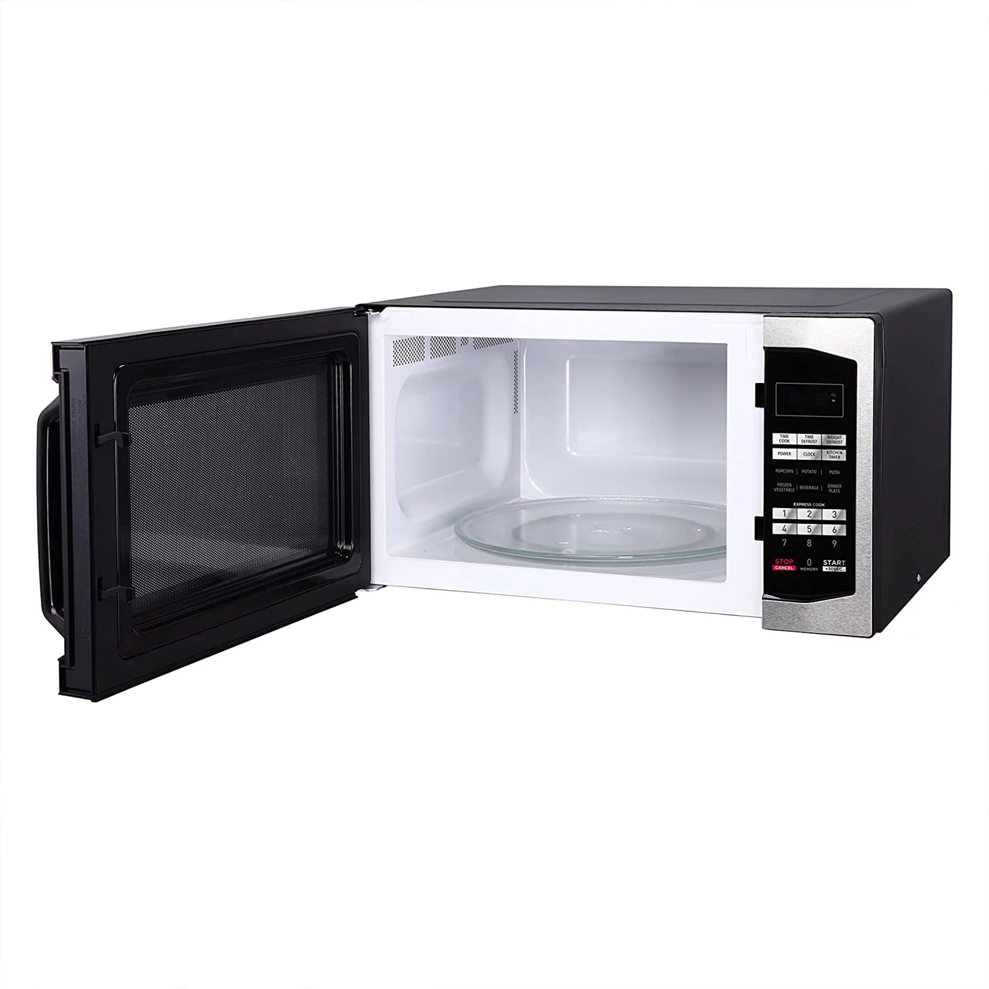 Magic Chef 1.6 Cu. Ft. Digital Countertop Microwave, Stainless Steel B4156