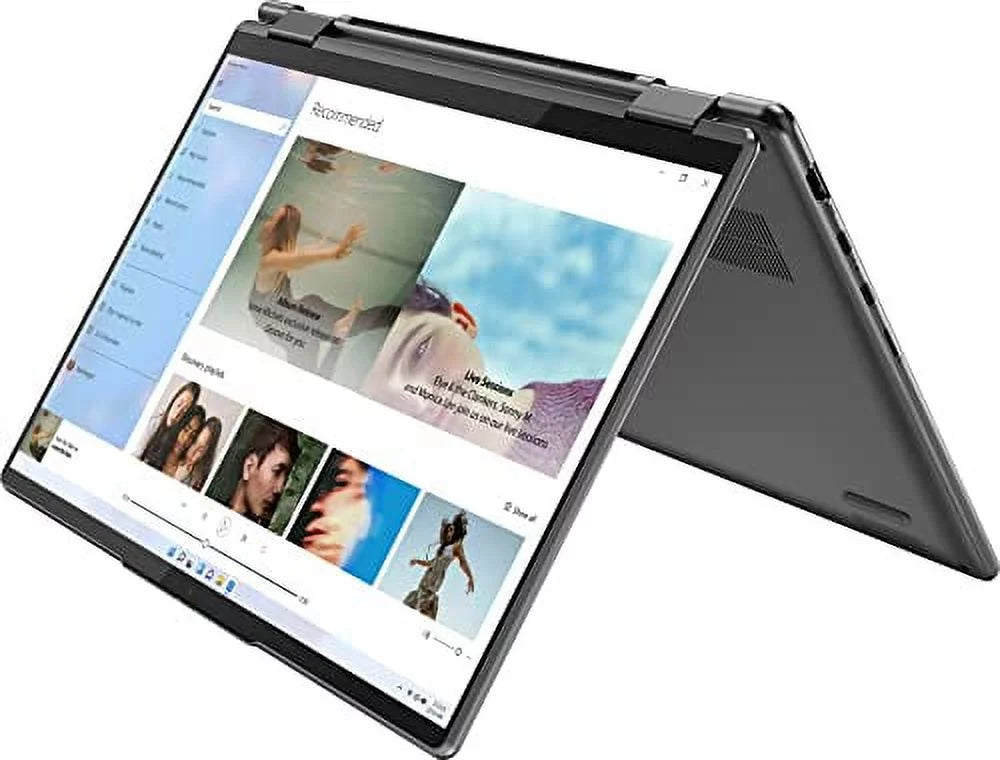 2022 LENOVO Yoga 7i 2-in-1 Laptop 14" 2.2K Touchscreen Intel EVO Platform 12th Core i5-1235U Iris Xe Graphics 8GB RAM 1TB SSD WI-FI 6E Thunderbolt 4 Backlit KB w/ FP Windows 10 Pro RATZK 32GB USB