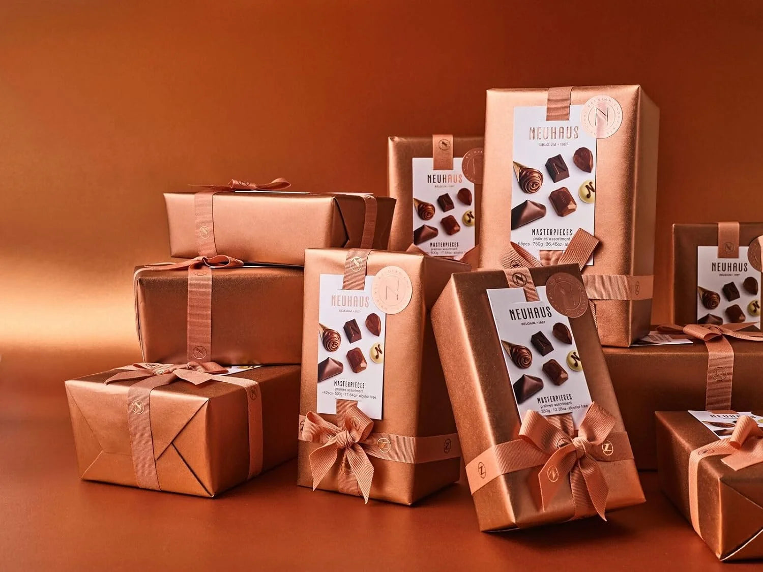 Belgian Chocolate Classic Ballotin 1/2 Lb Assorted Chocolates Gift Box F42435