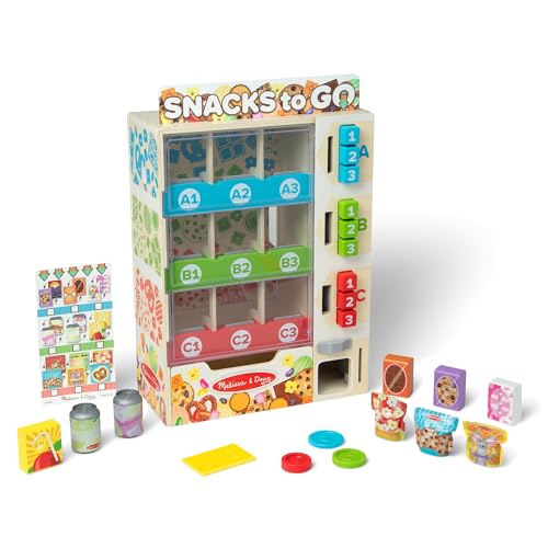 Melissa & Doug Sort, Stock, Select Wooden Vending Machine Play Set S4971