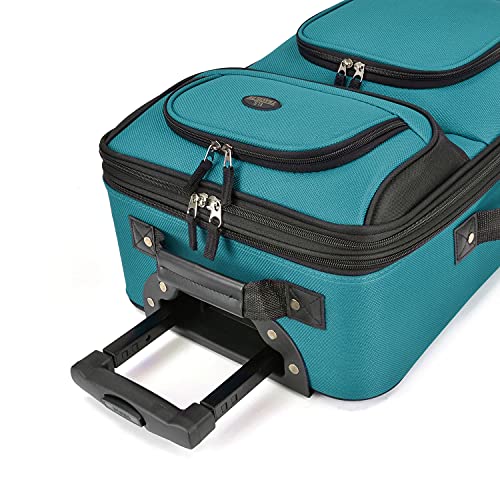 U.S. Traveler Rio Expandable Carry-on Luggage, Orange R95197
