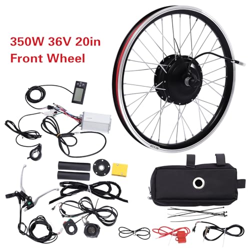 20Inch Electric Bike Conversion Kit 36V 350W Front Wheel Motor with LCD Display A300