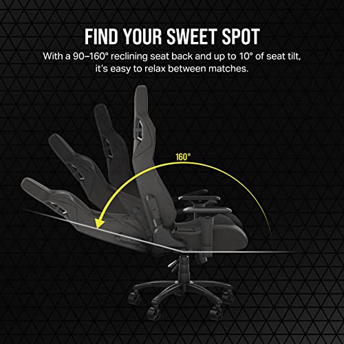Corsair T3 Rush Fabric Gaming Chair (2023) Charcoal E407