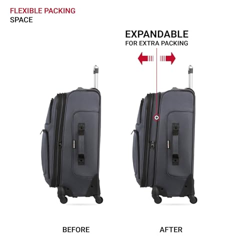SwissGear Sion Softside Expandable Roller Luggage 3 Piece Set N784870