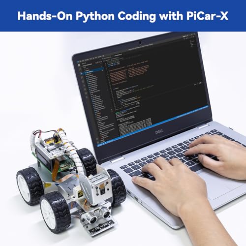 SunFounder PiCar-X AI Video Robot Car Kit for Raspberry Pi 5/4/3B+/3B Q194330