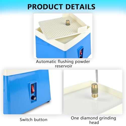 Portable Glass Grinder Machine with 5/8" Bit for Stained Glass DIY H625