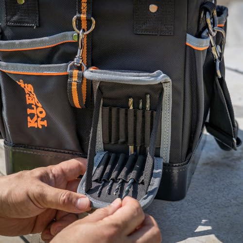 Klein Tools 55419SP-14 Tool Bag with Shoulder Strap, 14 Pockets O8402