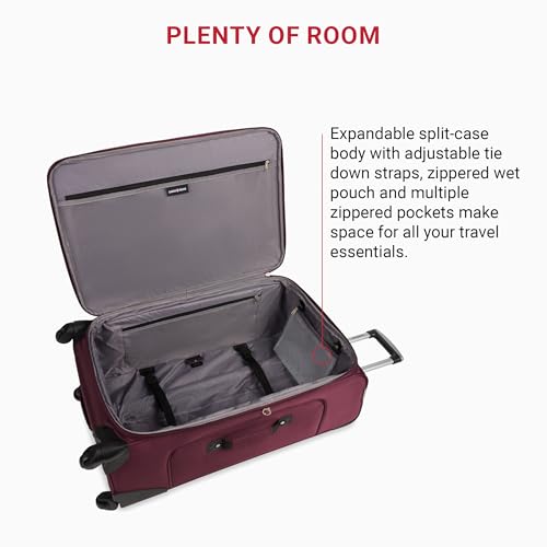 SwissGear Sion Softside Expandable Roller Luggage 3 Piece Set N784870
