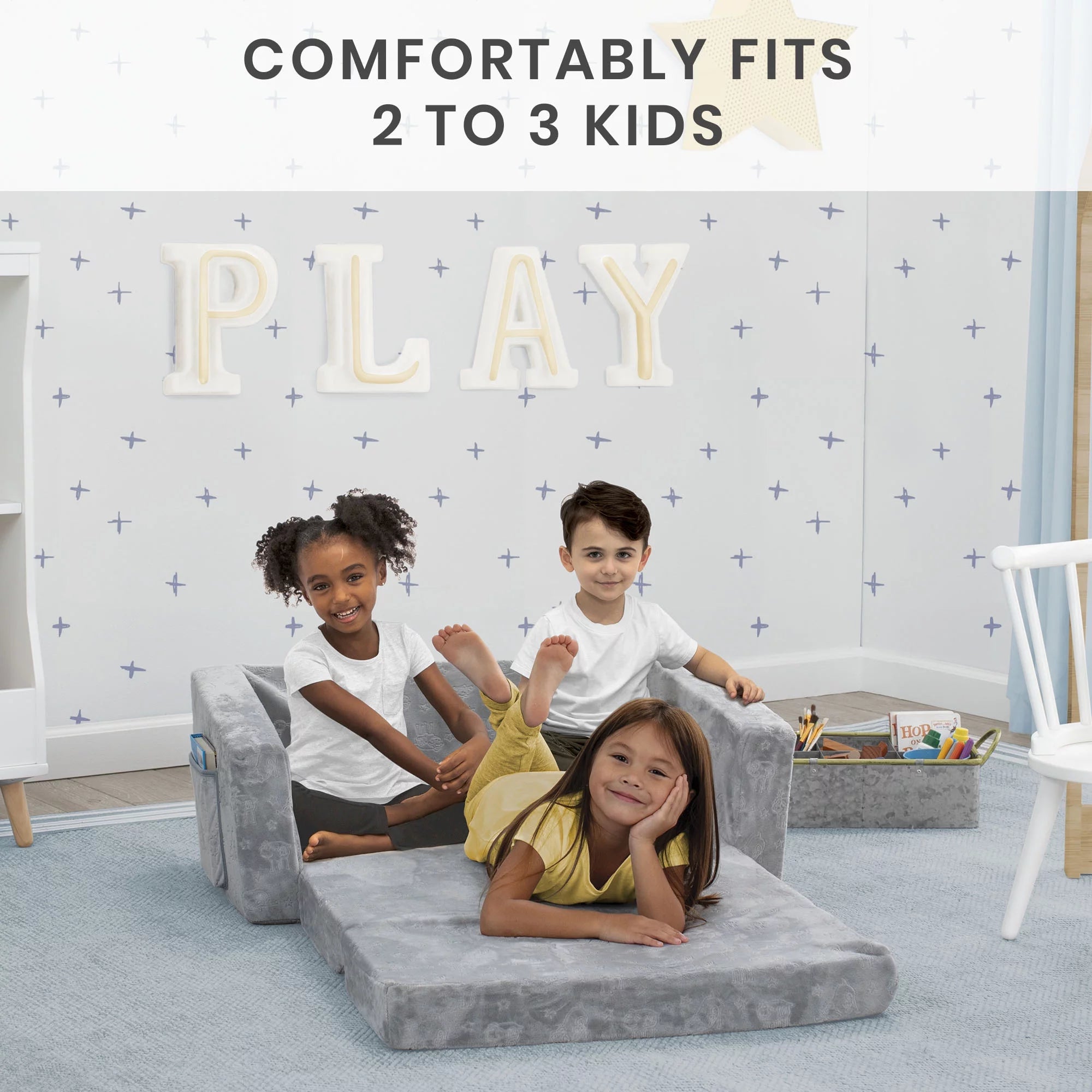 Serta Perfect Sleeper Extra Wide Convertible Sofa Lounger 2-in-1 K237468