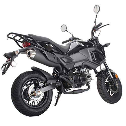 X-PRO 125cc Vader Gas Motorcycle Street Bike Blue U568